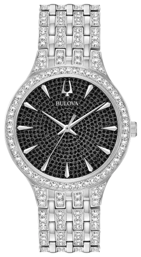 BULOVA Men's Crystal Watch 96A227
