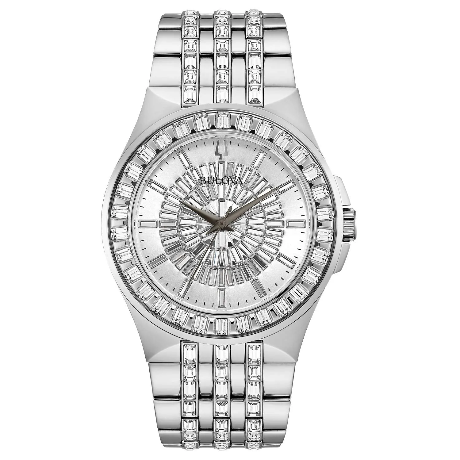BULOVA Men's Crystal Watch 96A236
