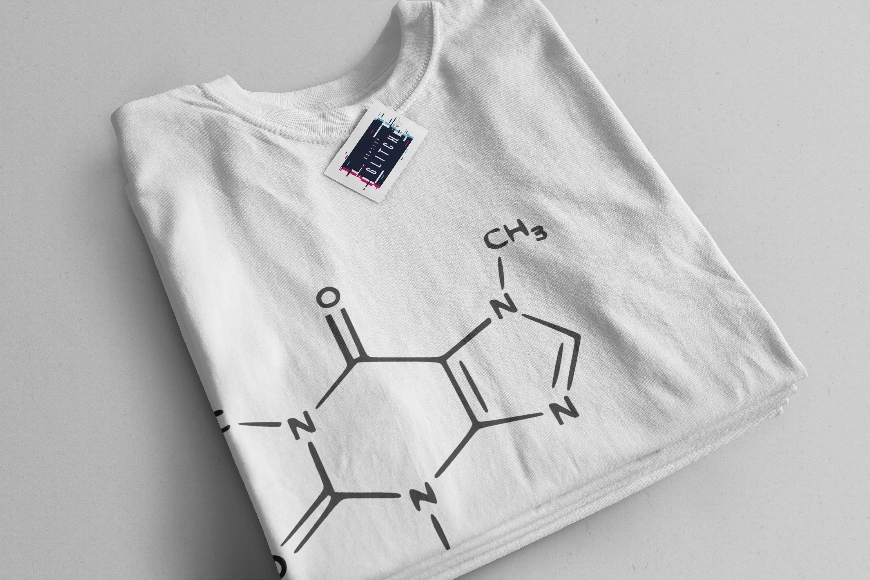 Caffeine Molecule Mens T-Shirt