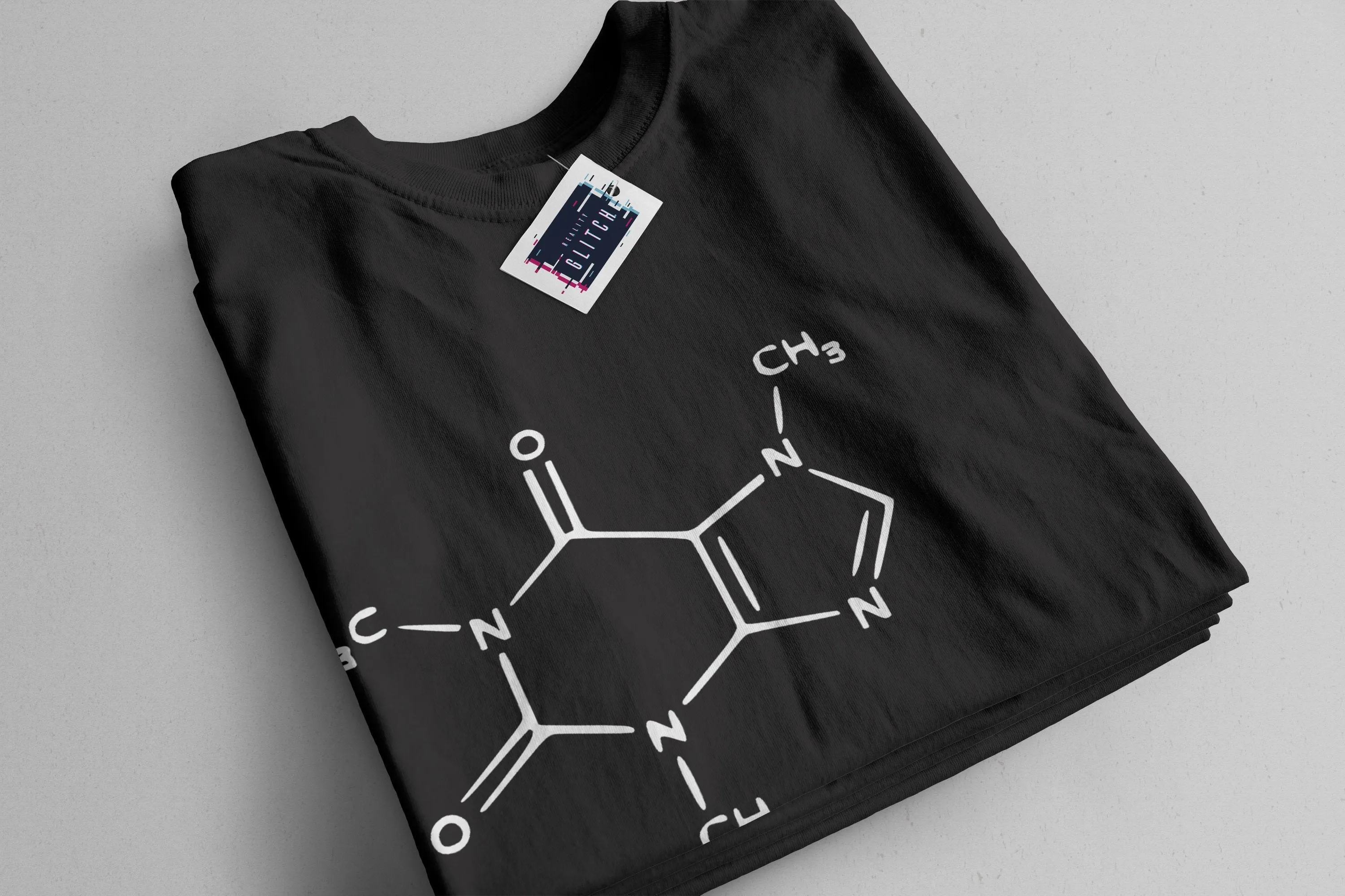 Caffeine Molecule Mens T-Shirt