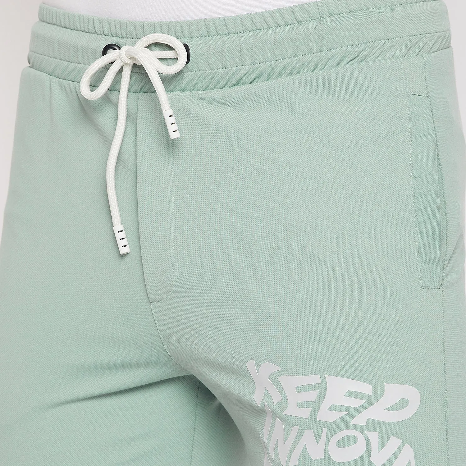 Camla Barcelona Sea Green Cotton Shorts