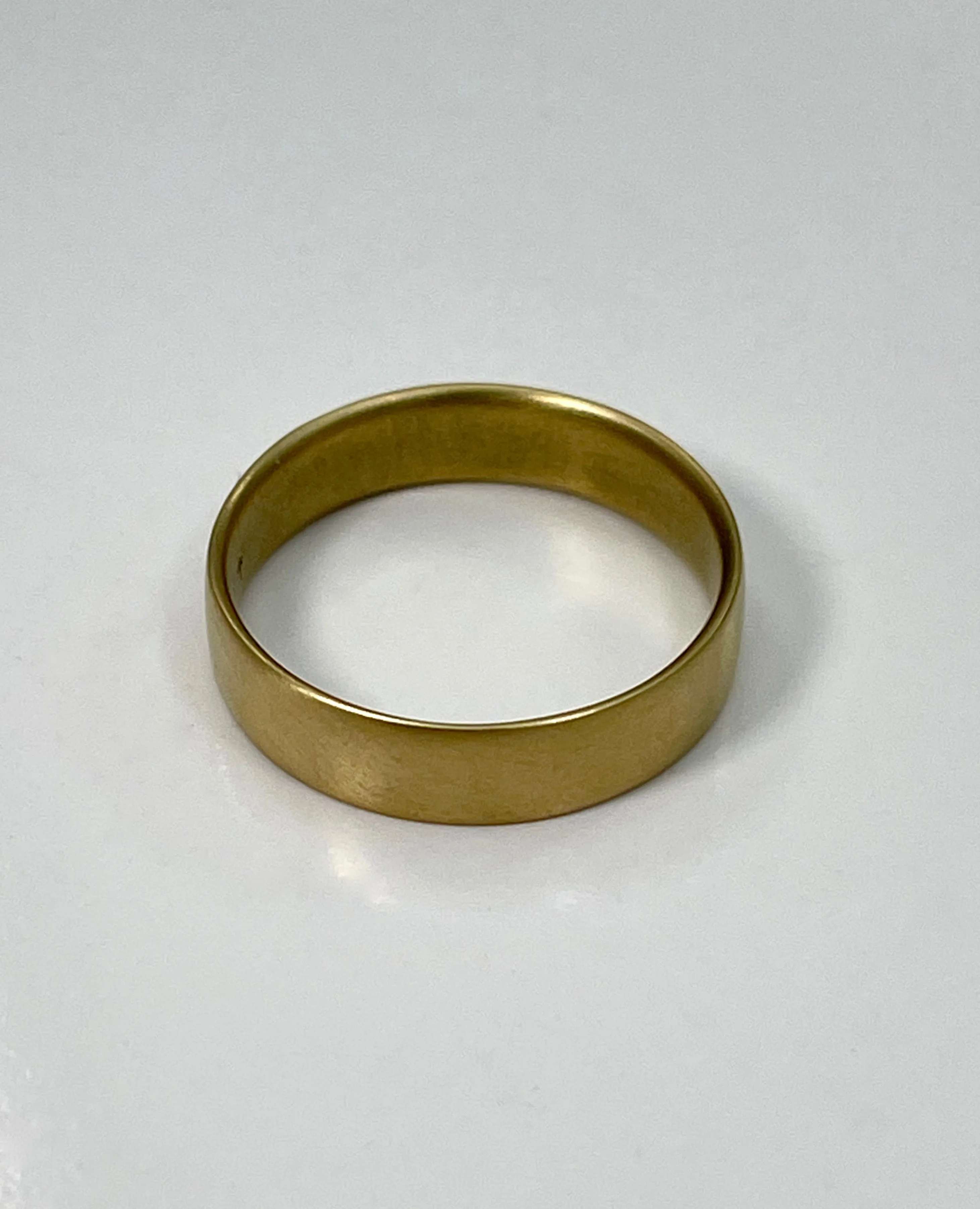 Carla Caruso Extra Large 14K Flat Band
