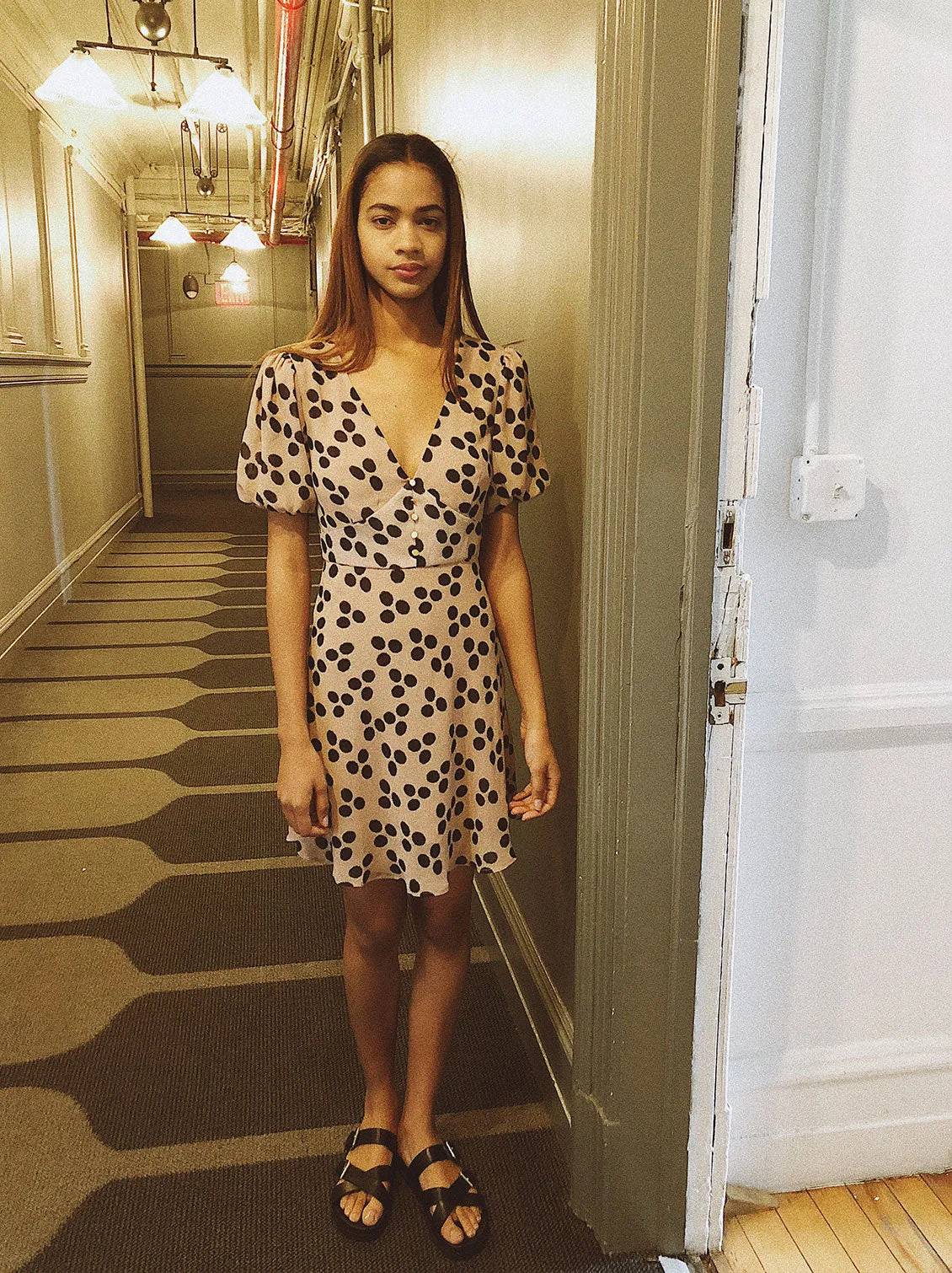 Casanova Puff Sleeve Dress