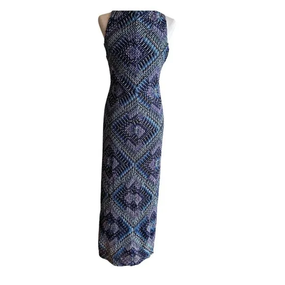 Chico's Maida Textured Maxi Dress Women's Size 8/10