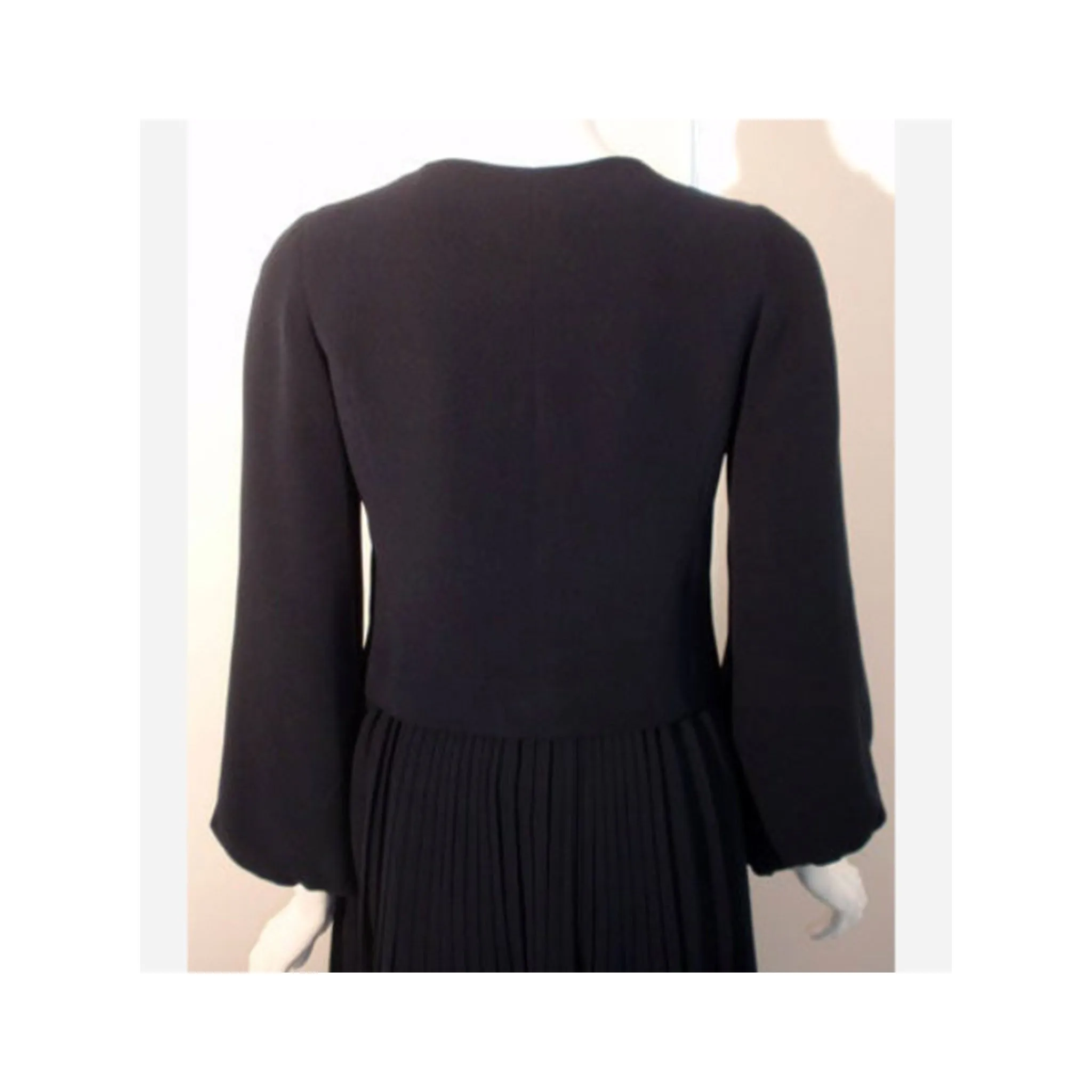 CHRISTIAN DIOR 1964 2 piece Navy Dress Suit Size 4