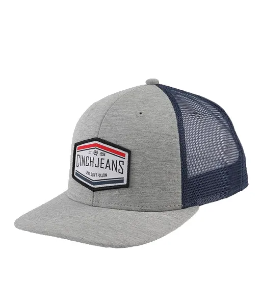 CINCH MENS GREY MESH BACK CAP