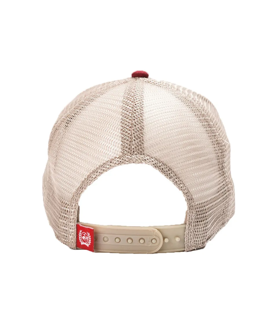 CINCH MENS RED TRUCKER CAP