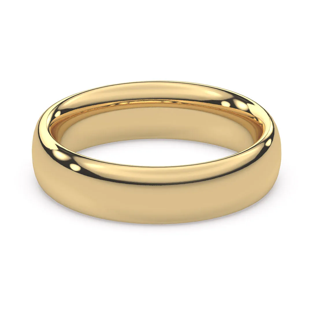 Classic 5mm Rounded Band Ring
