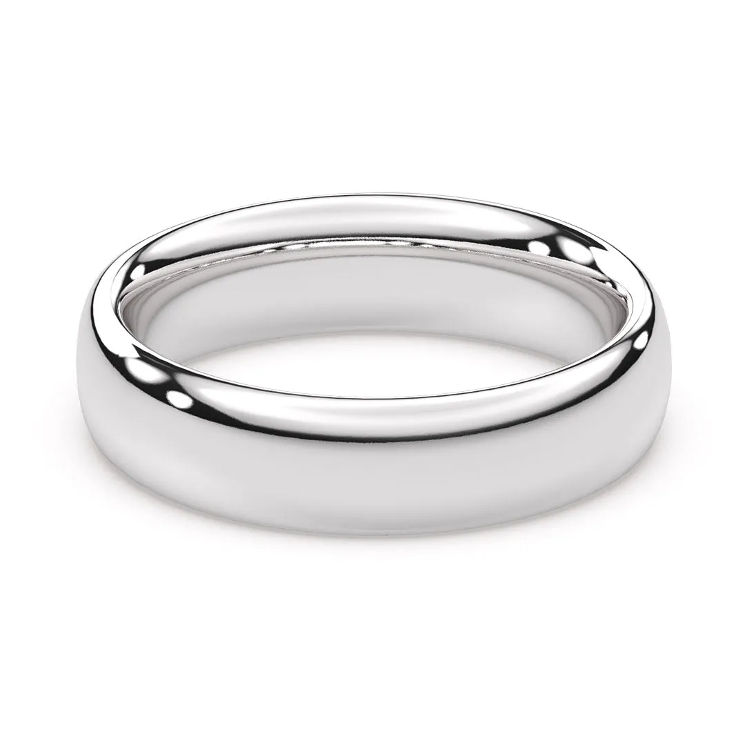 Classic 5mm Rounded Band Ring