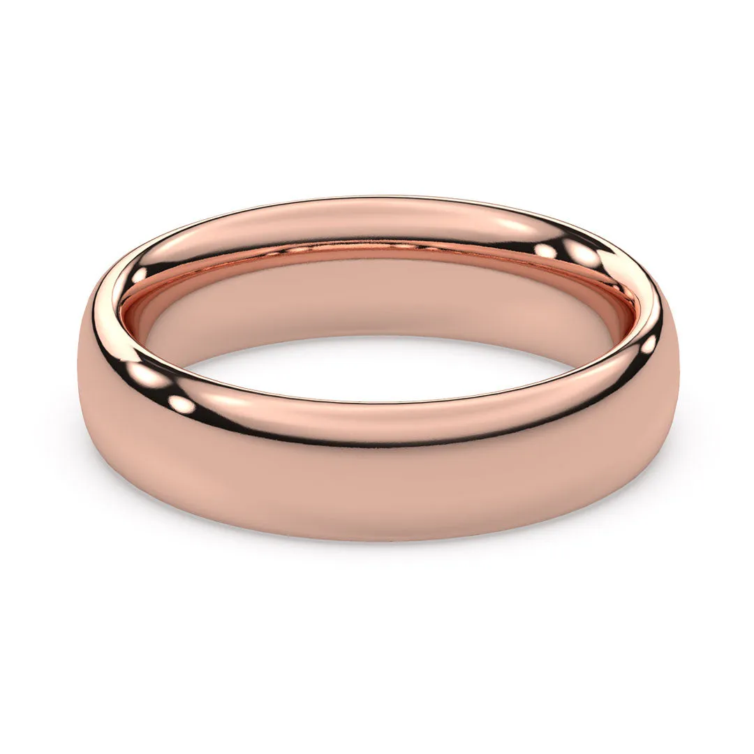 Classic 5mm Rounded Band Ring