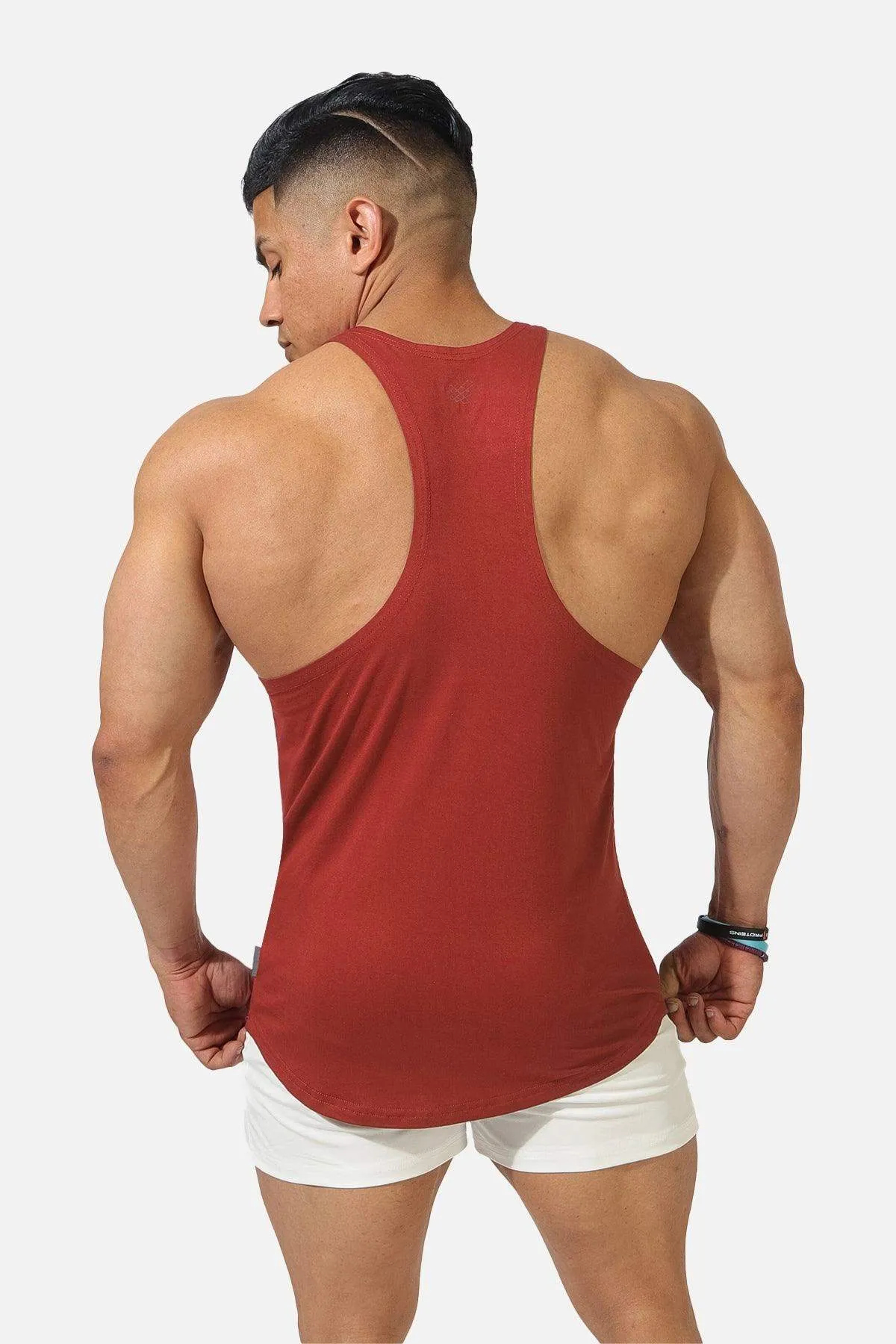 Classic Bodybuilding Racerback Stringer - Maroon