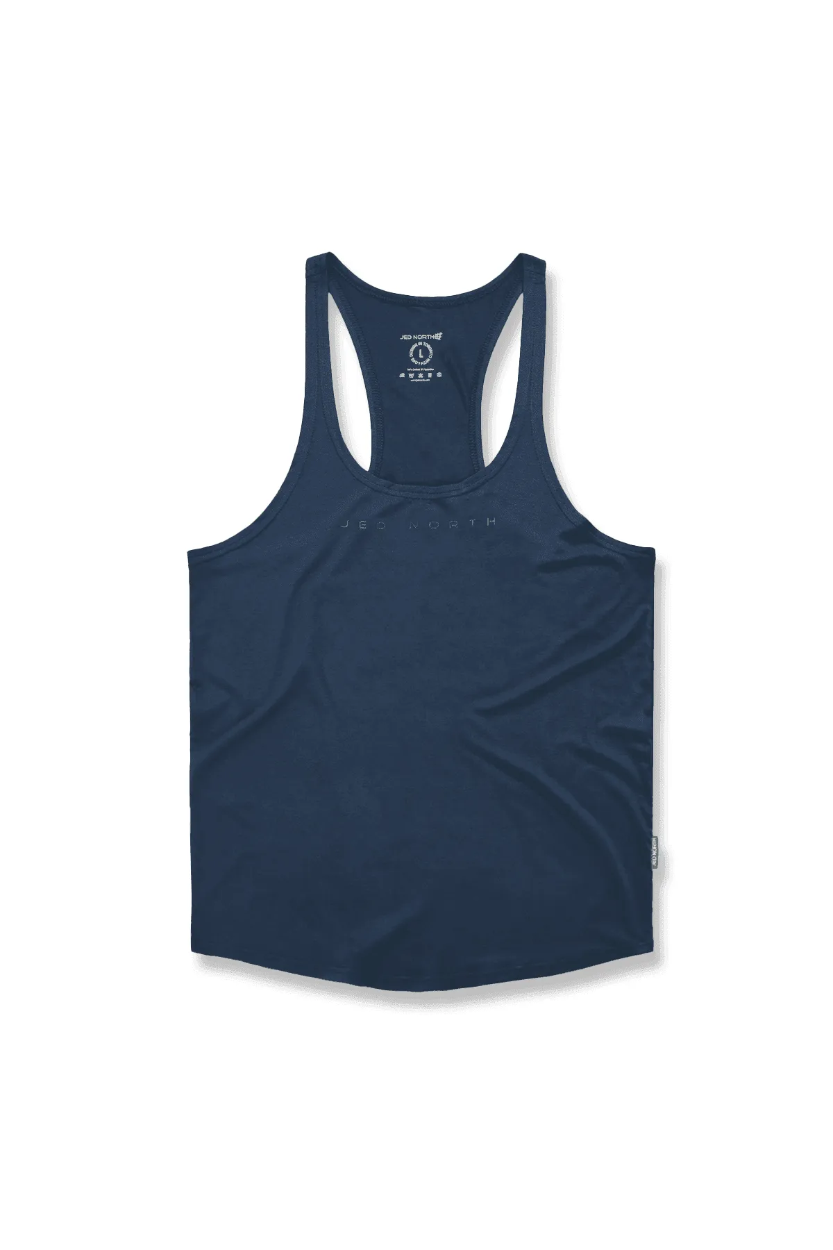 Classic Bodybuilding Racerback Stringer - Navy
