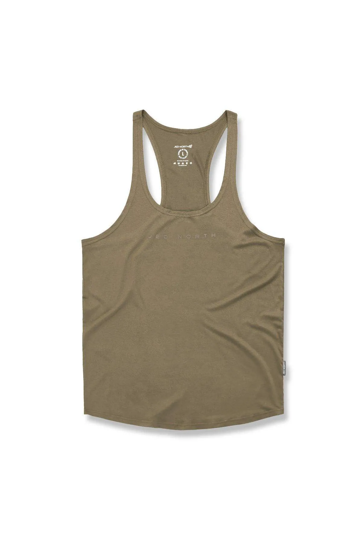 Classic Bodybuilding Racerback Stringer - Olive