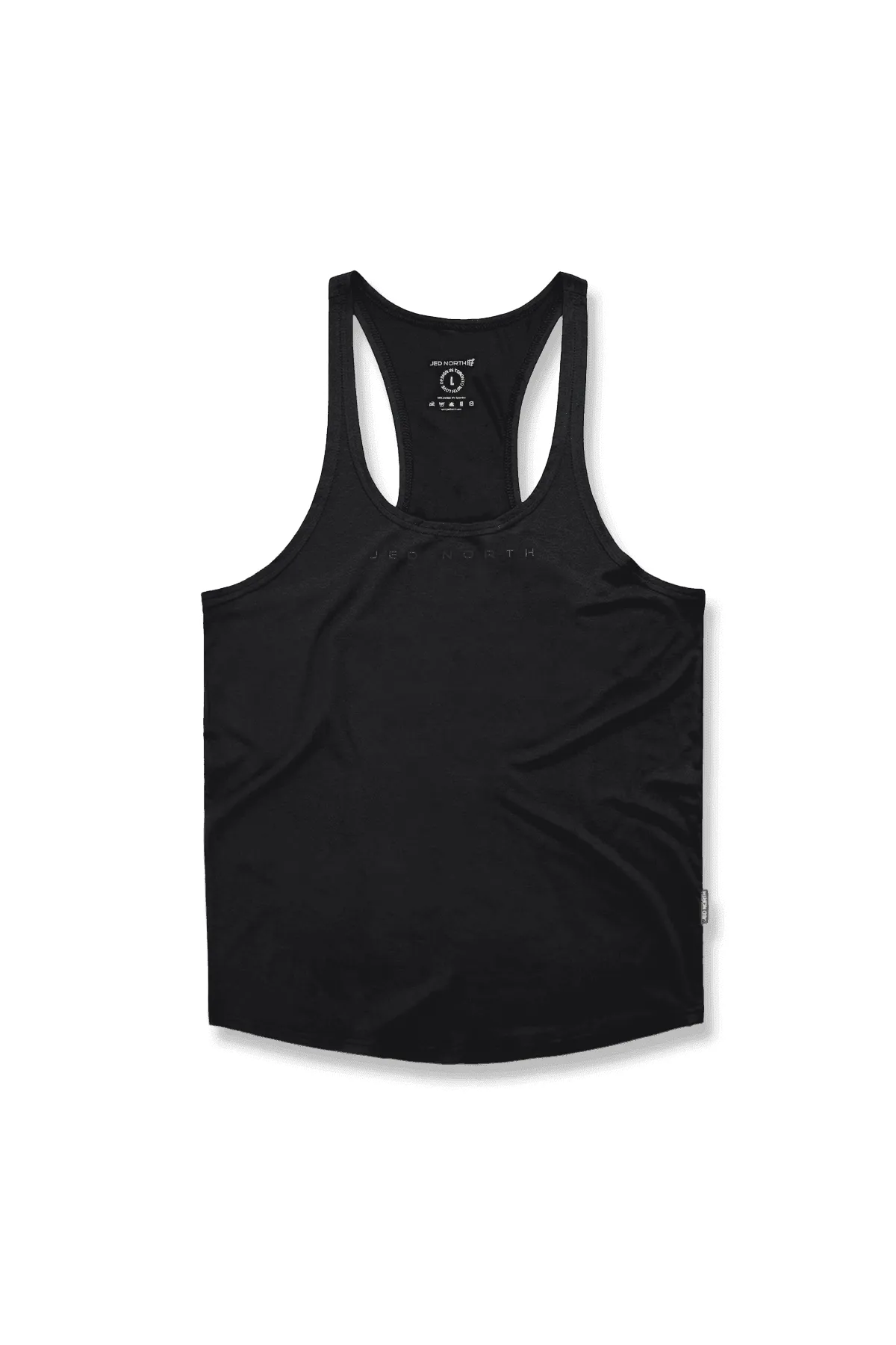 Classic Bodybuilding Racerback Stringer - Premium Black