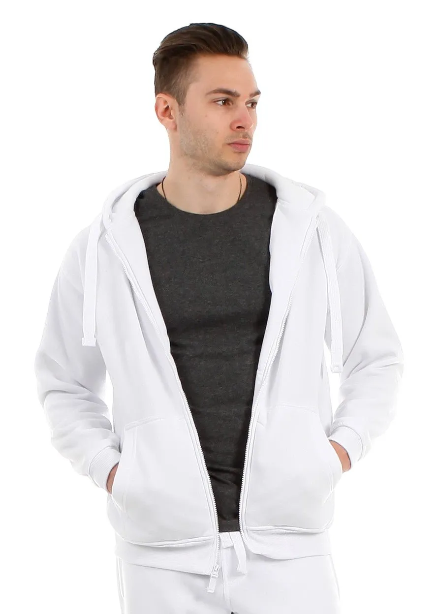 Classic Men's Fleece Zip-up Hoodie