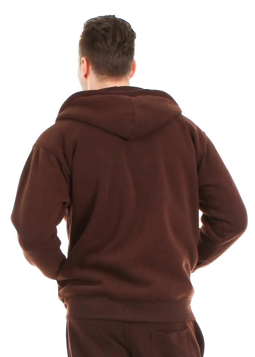 Classic Men's Fleece Zip-up Hoodie
