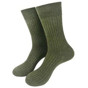 Classic Olive Men's Socks
