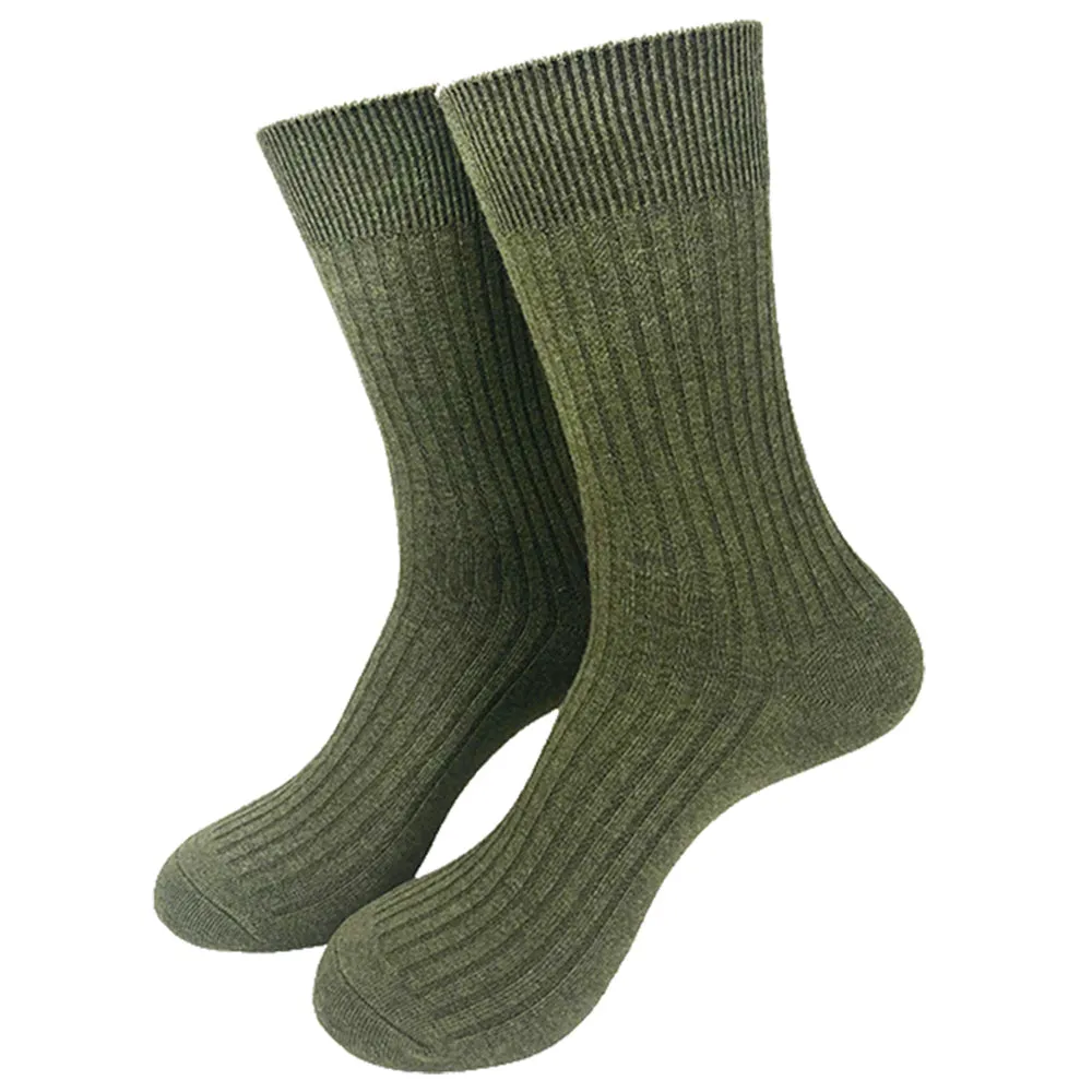 Classic Olive Men's Socks