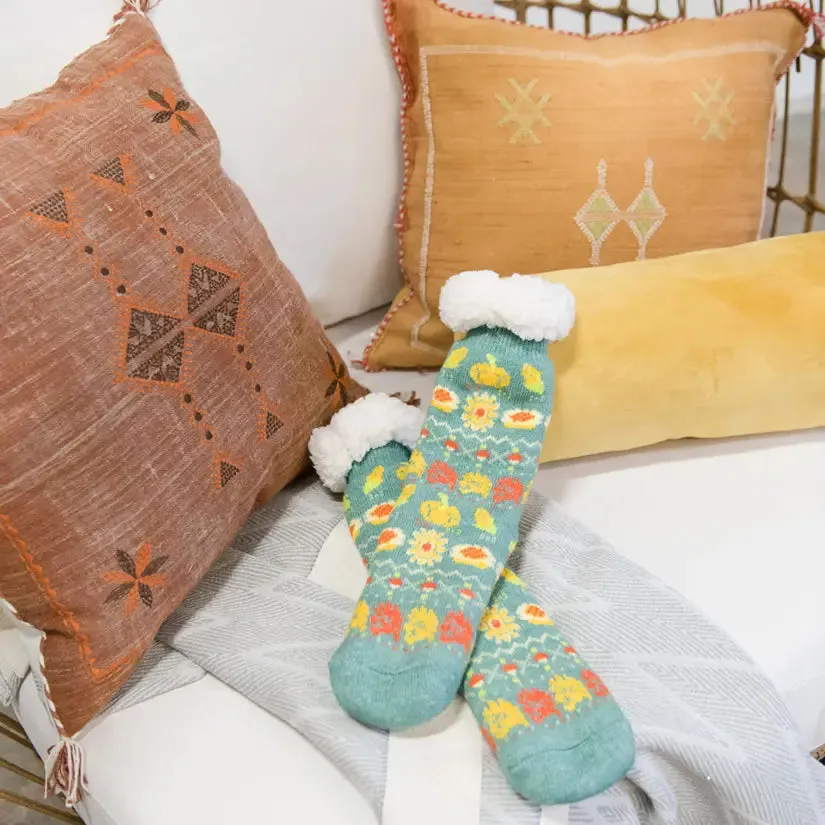 Classic Slipper Socks | Thanksgiving Pie