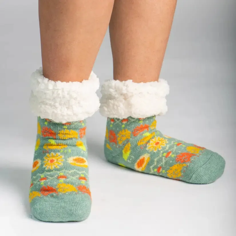 Classic Slipper Socks | Thanksgiving Pie