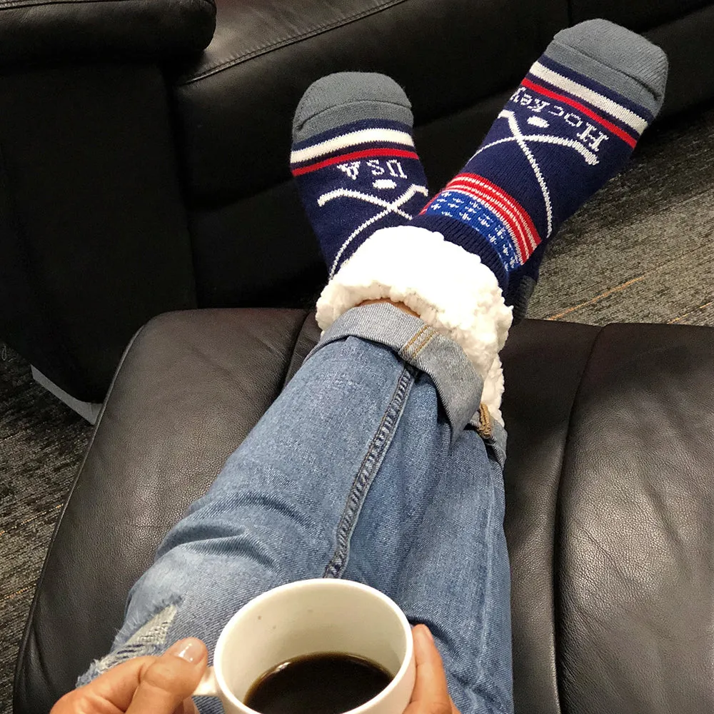 Classic Slipper Socks | USA Hockey