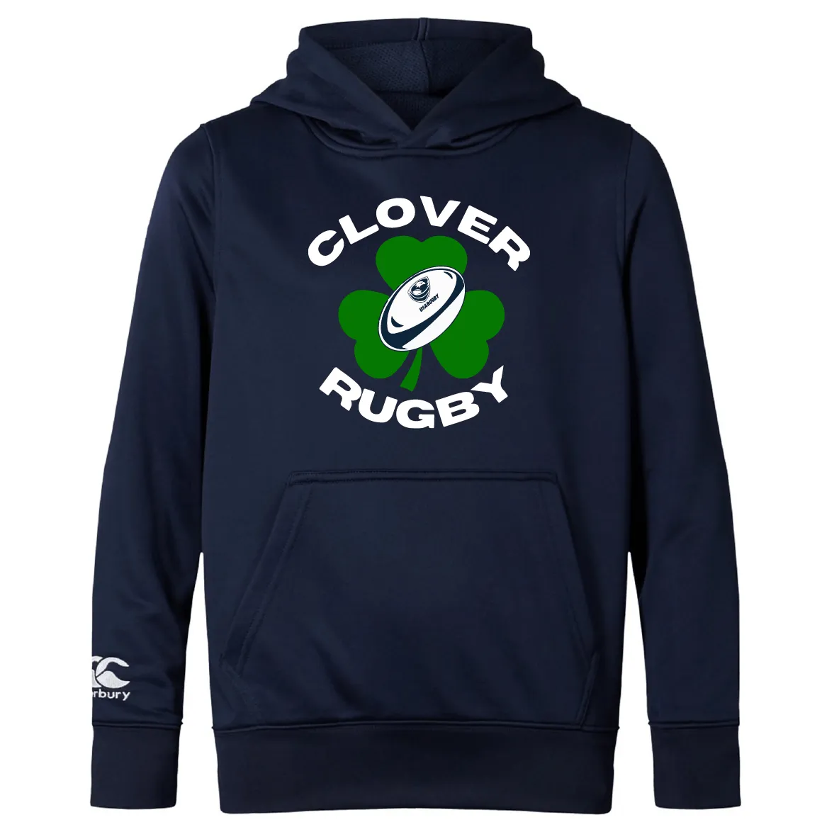 Clover Blue Eagles Rugby Club Lightweight Hoodie by Canterbury