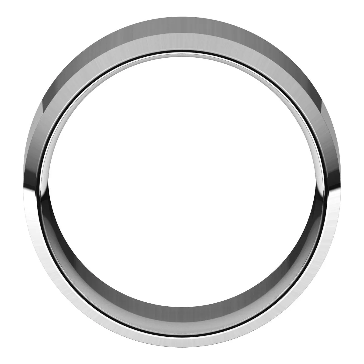 Continuum Sterling Silver 11 mm Beveled Edge Comfort Fit Light Band