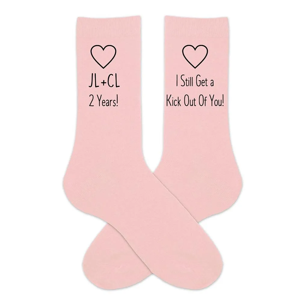 Cotton Anniversary Gift for Him - 2nd Anniversary Socks