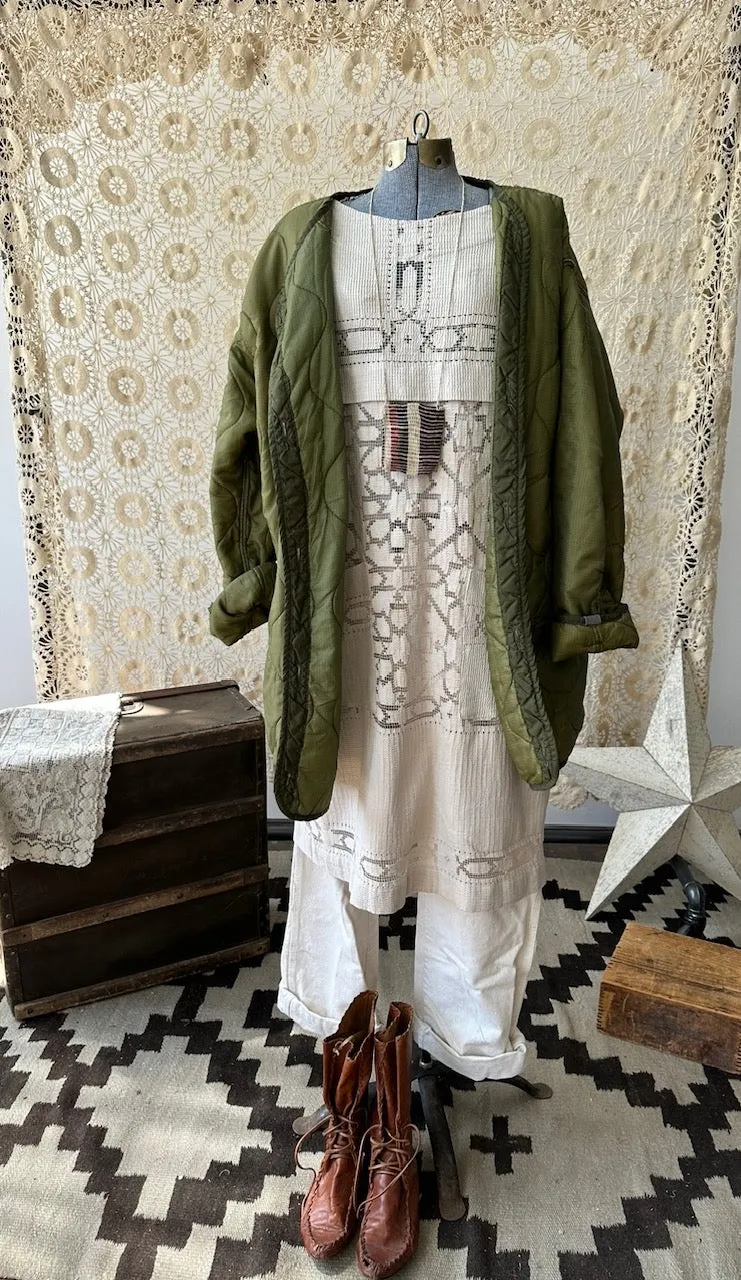 Crochet Open weave Tunic Dress