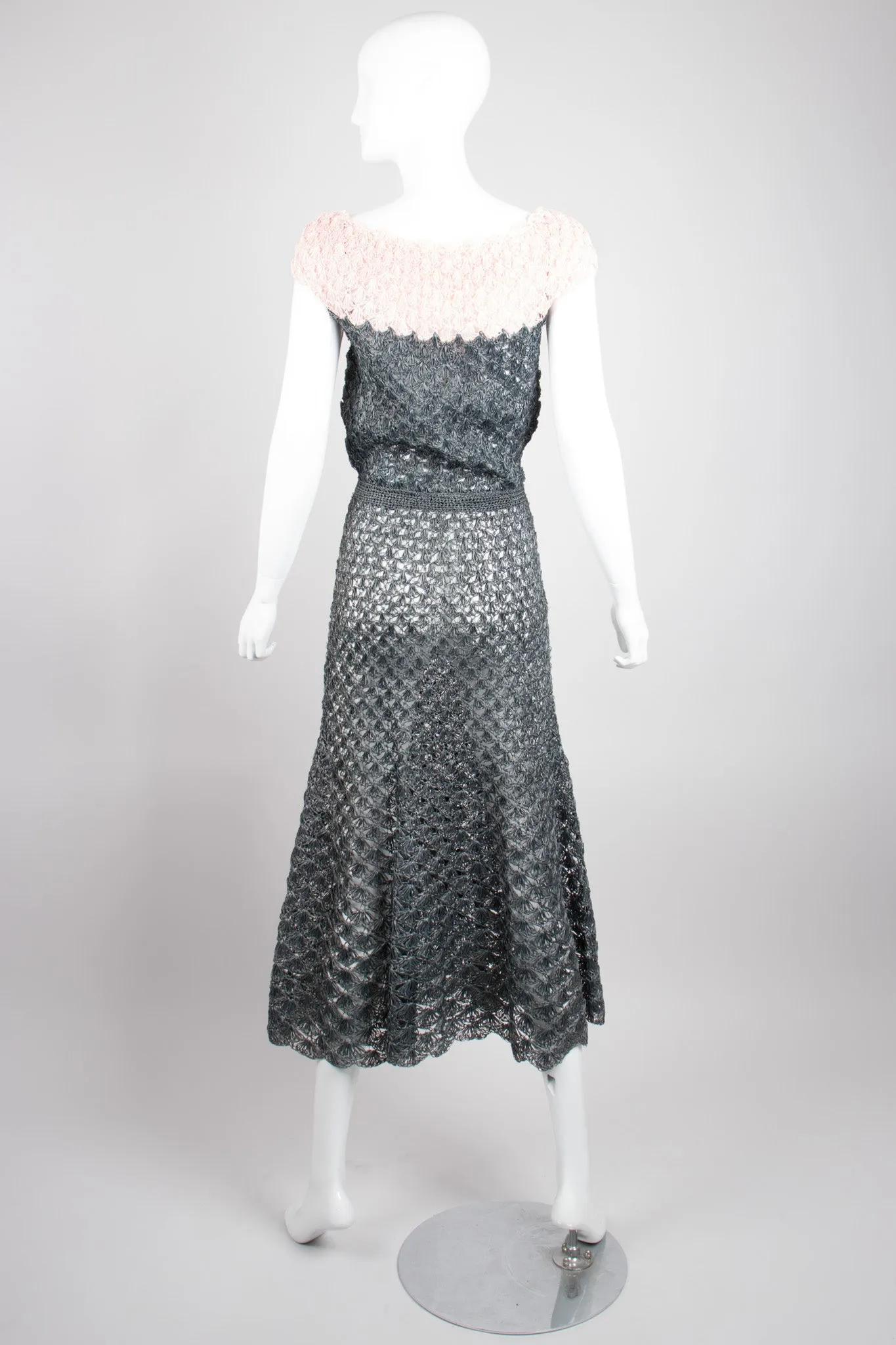 Crochet Raffia Dress