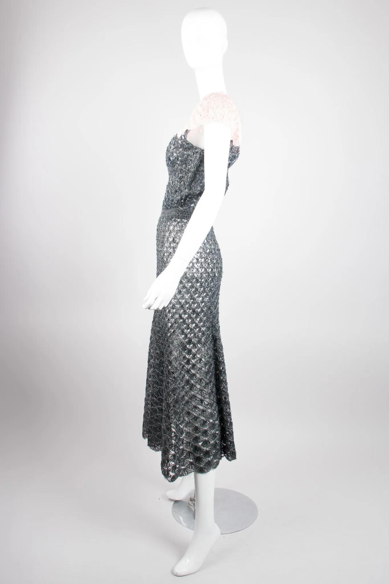 Crochet Raffia Dress