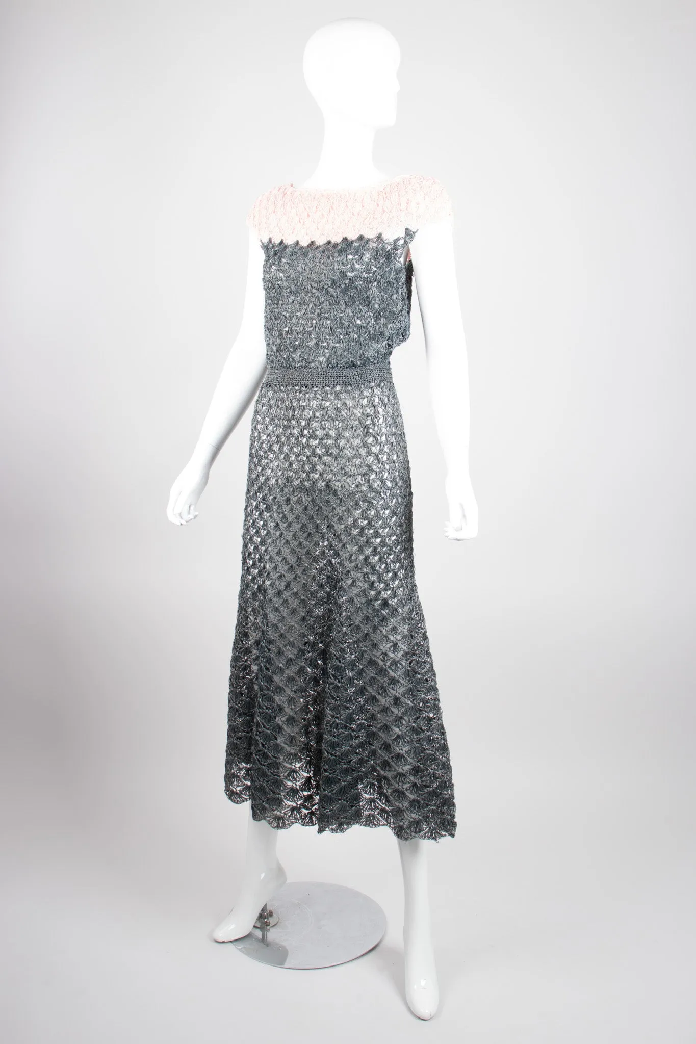 Crochet Raffia Dress