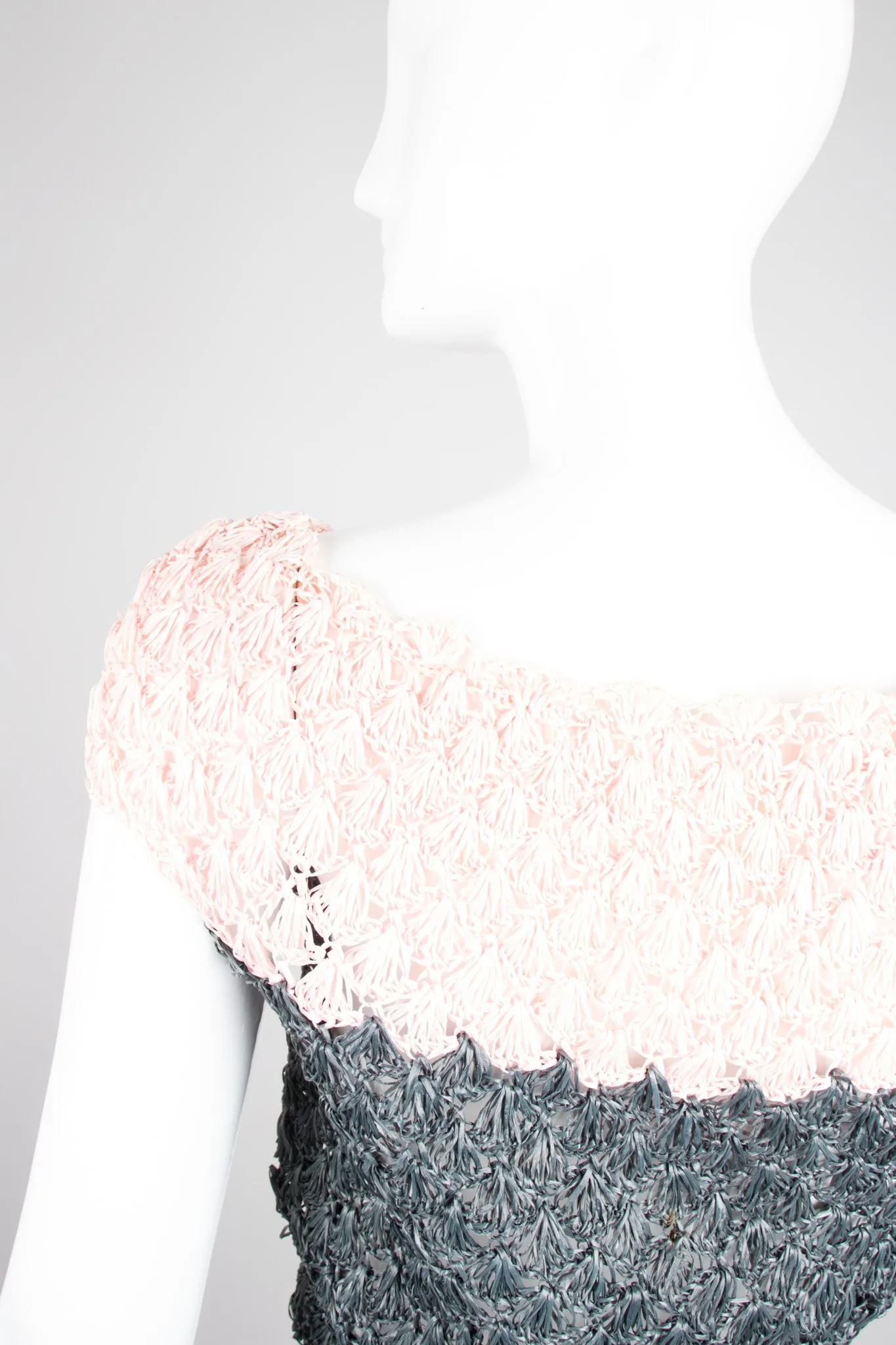 Crochet Raffia Dress
