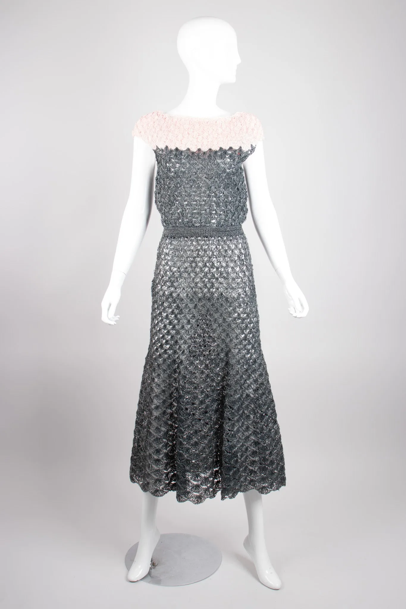 Crochet Raffia Dress