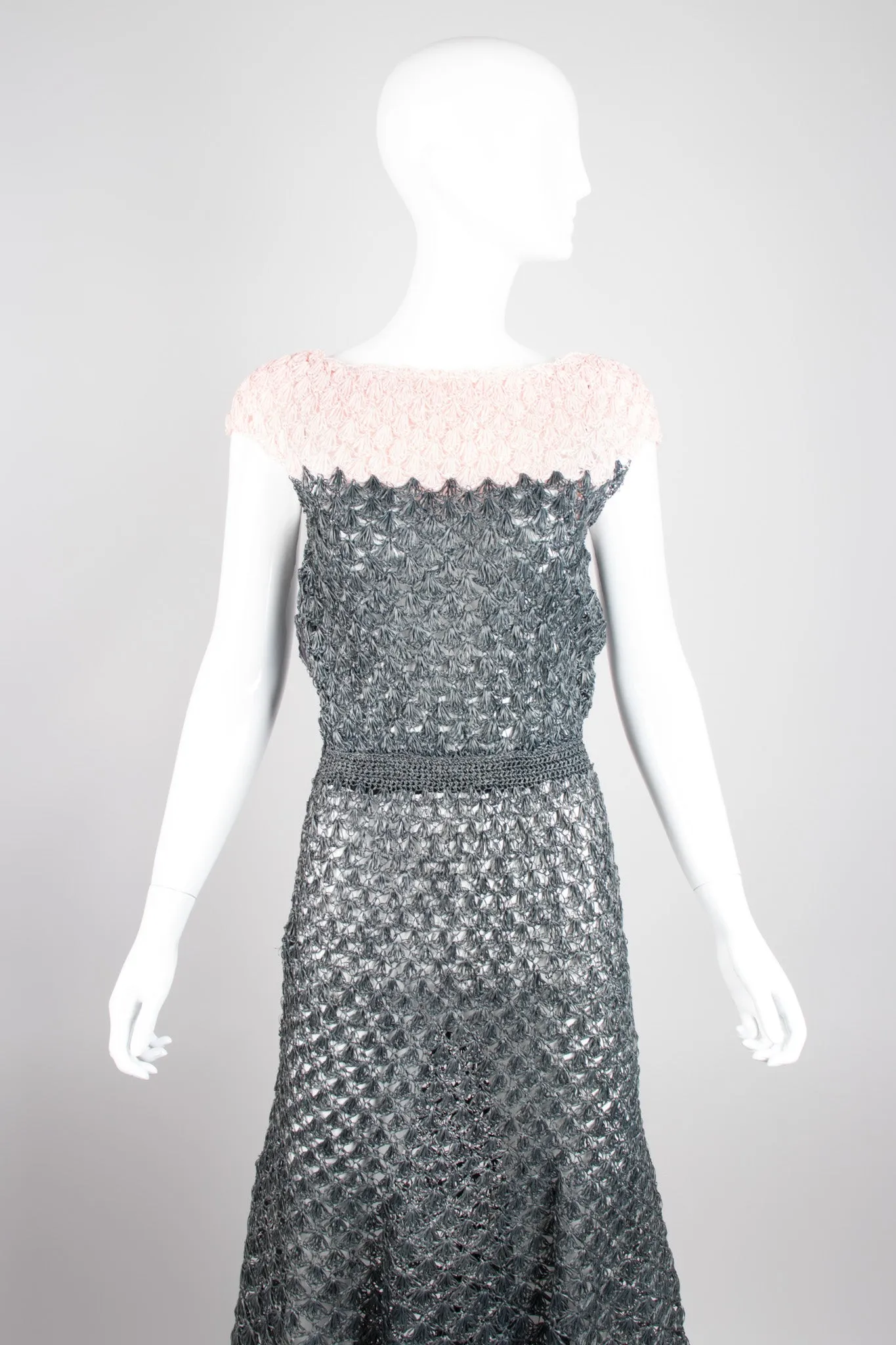 Crochet Raffia Dress