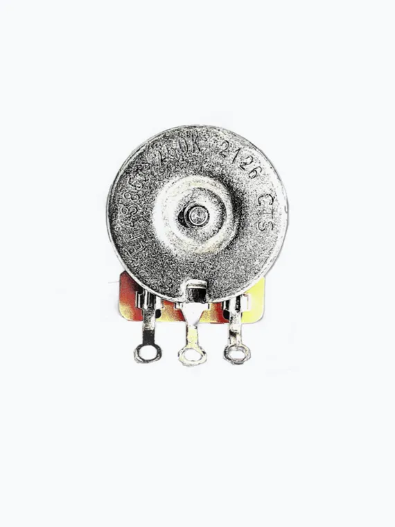 CTS 250K Vintage Style Pot, Solid Shaft, Audio (Log) Taper