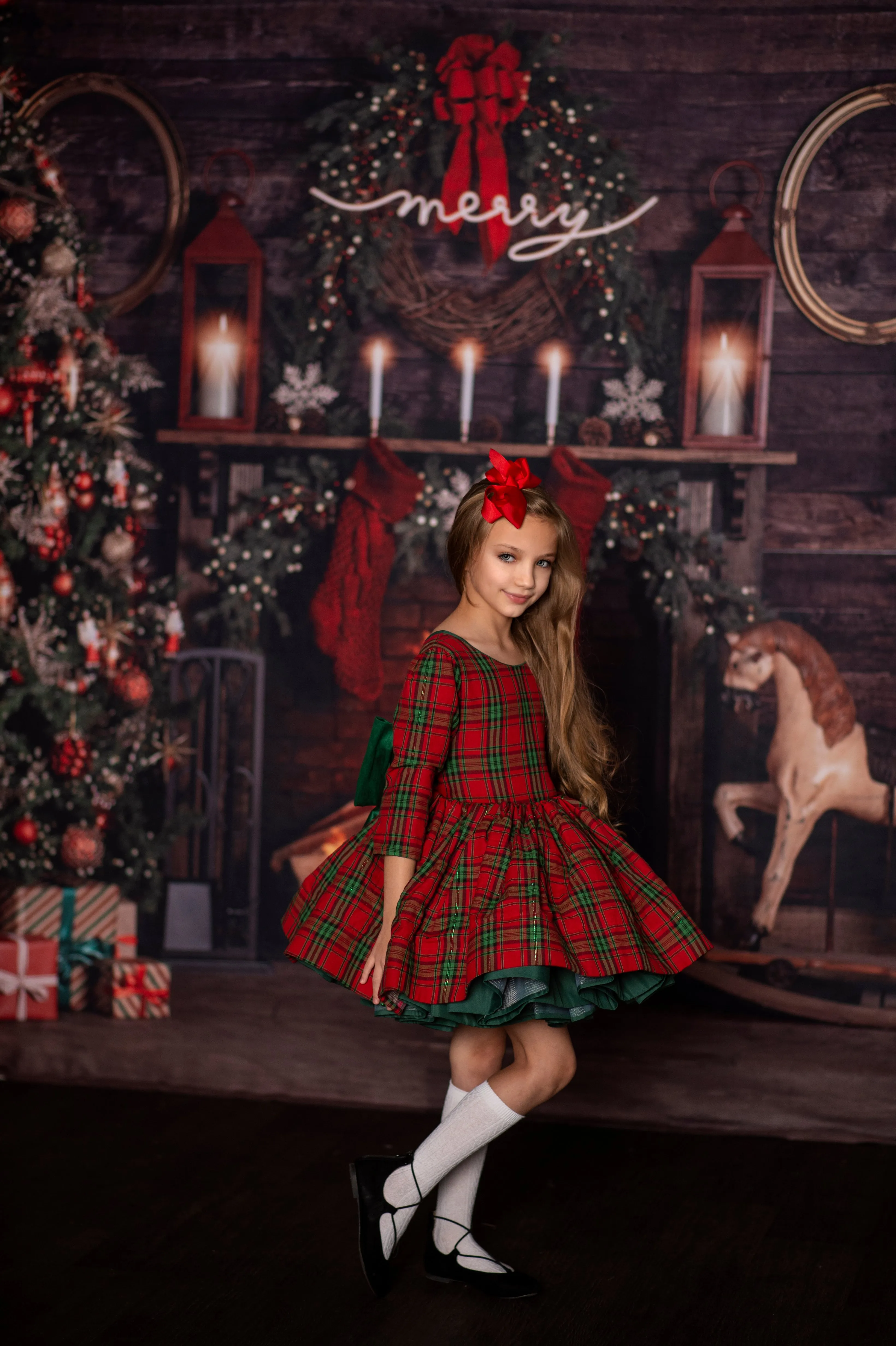 Cupcake Couture~ Red Plaid and Simple~ Ready To Ship