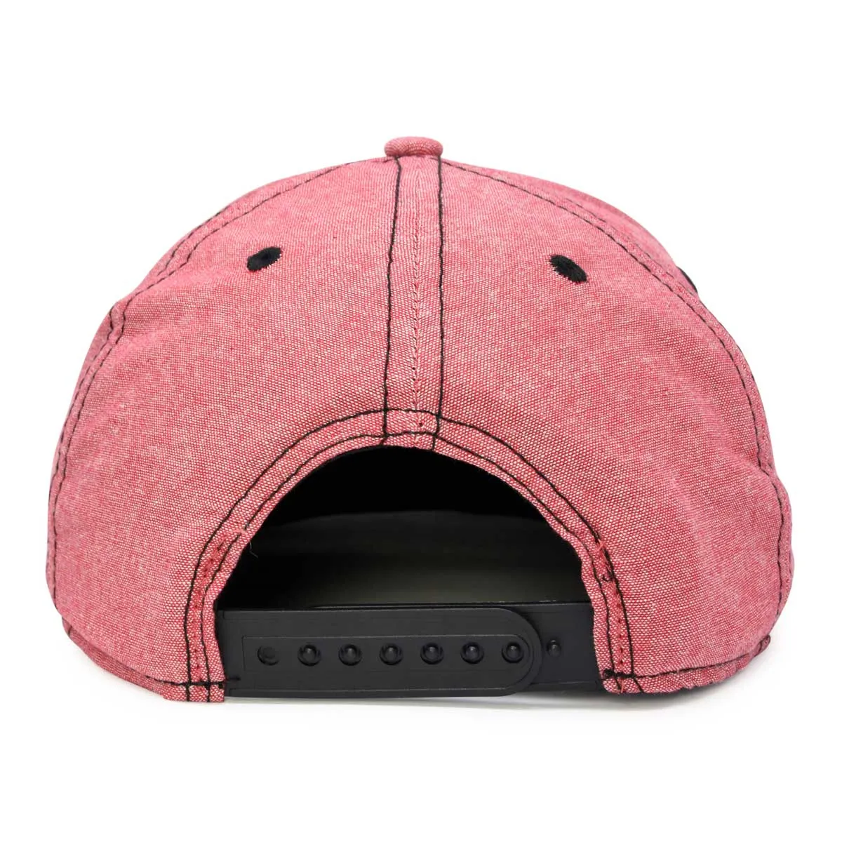 Dalix Flat Bill Chambray Hat