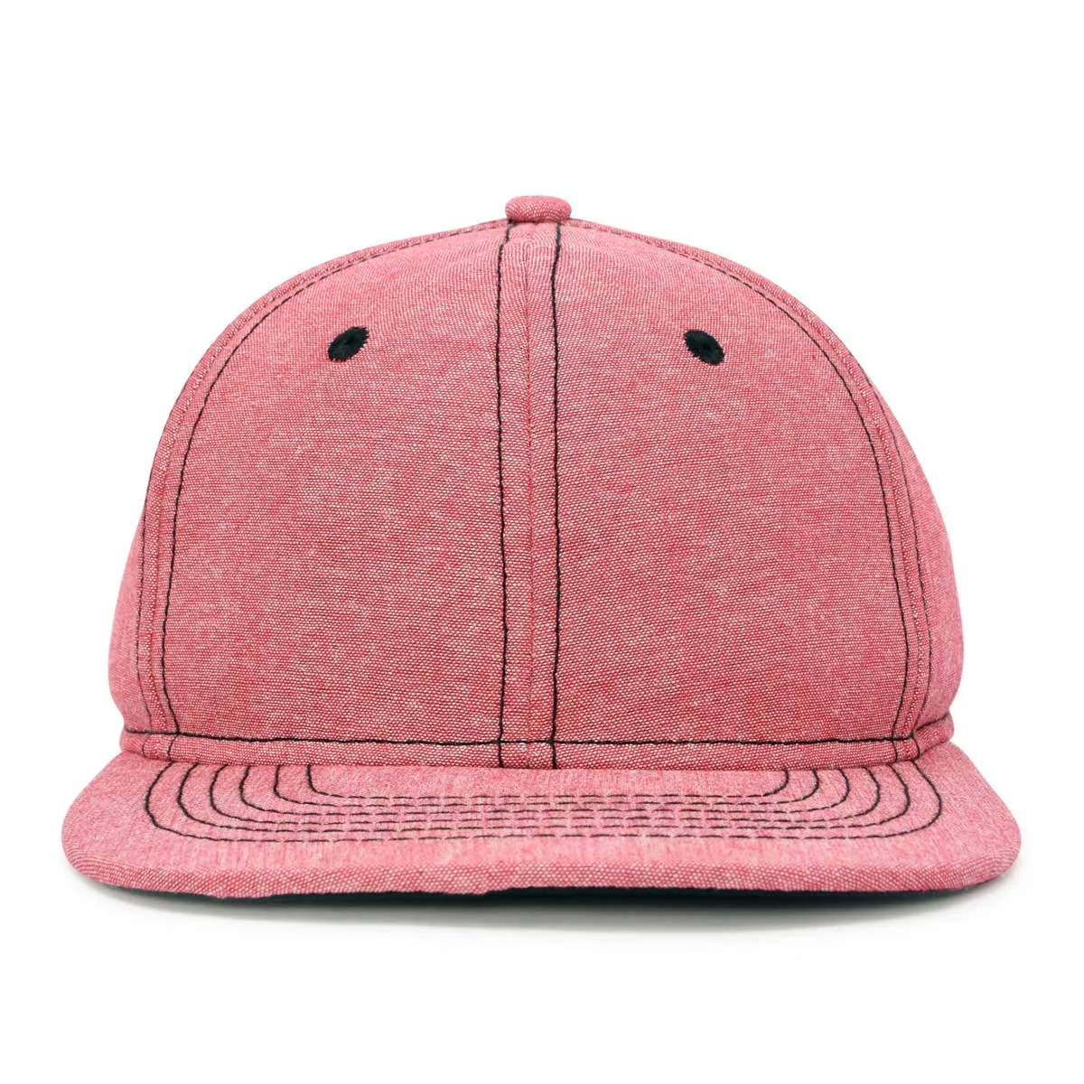 Dalix Flat Bill Chambray Hat