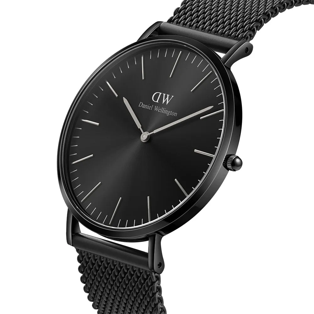 Daniel Wellington Men's Watch Black Tone Case Quartz
