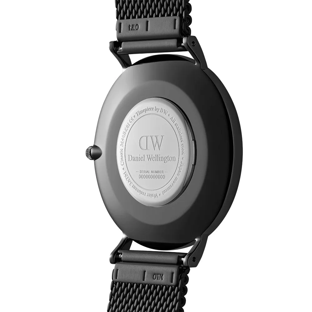 Daniel Wellington Men's Watch Black Tone Case Quartz