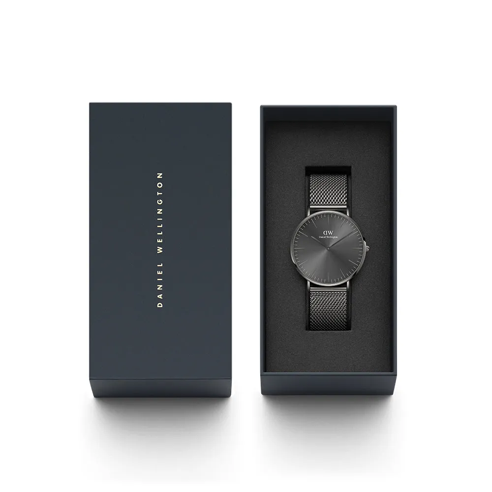 Daniel Wellington Men's Watch Grey Tone Case Quartz