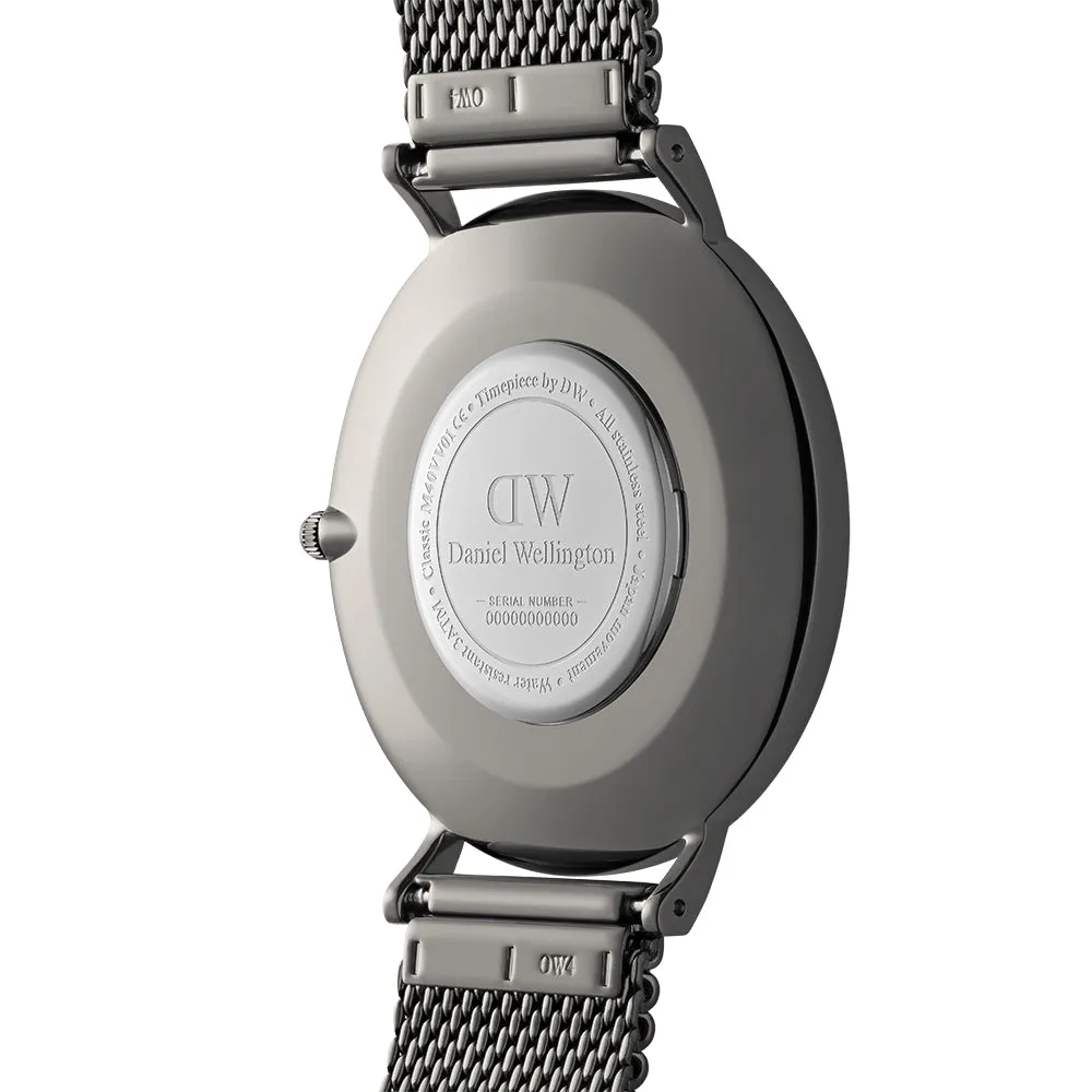 Daniel Wellington Men's Watch Grey Tone Case Quartz