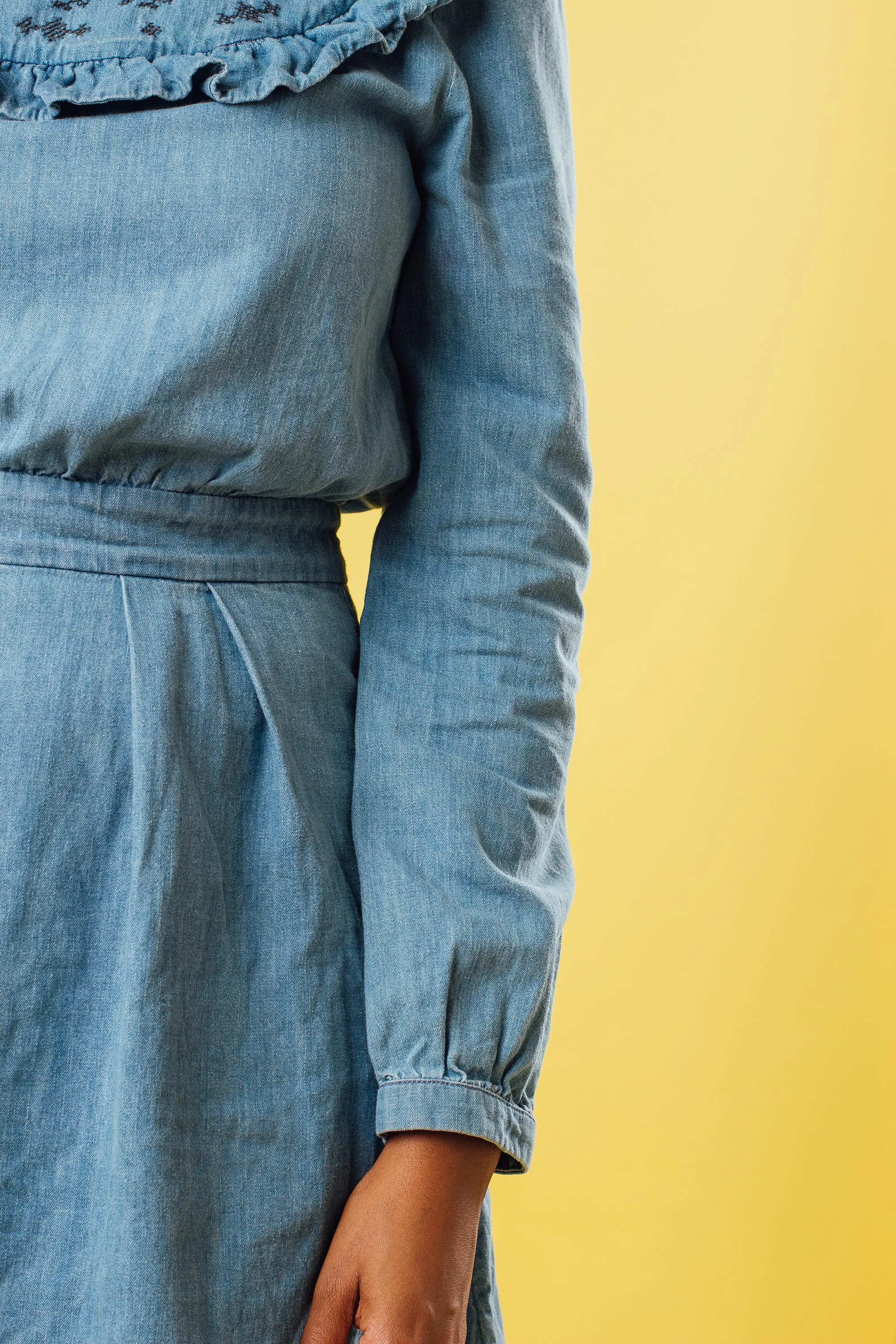 Denim Mini Dress | S