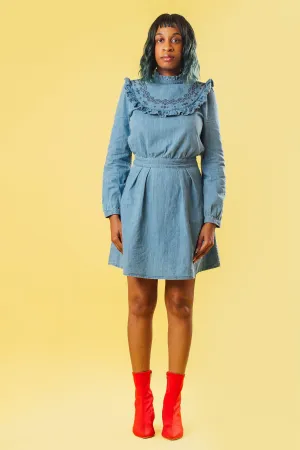 Denim Mini Dress | S