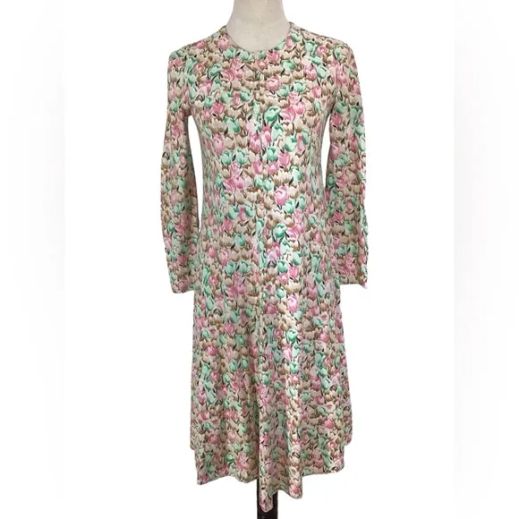 Diane Von Furstenbeg Vintage Tulip Long Sleeve Dress 1970’s