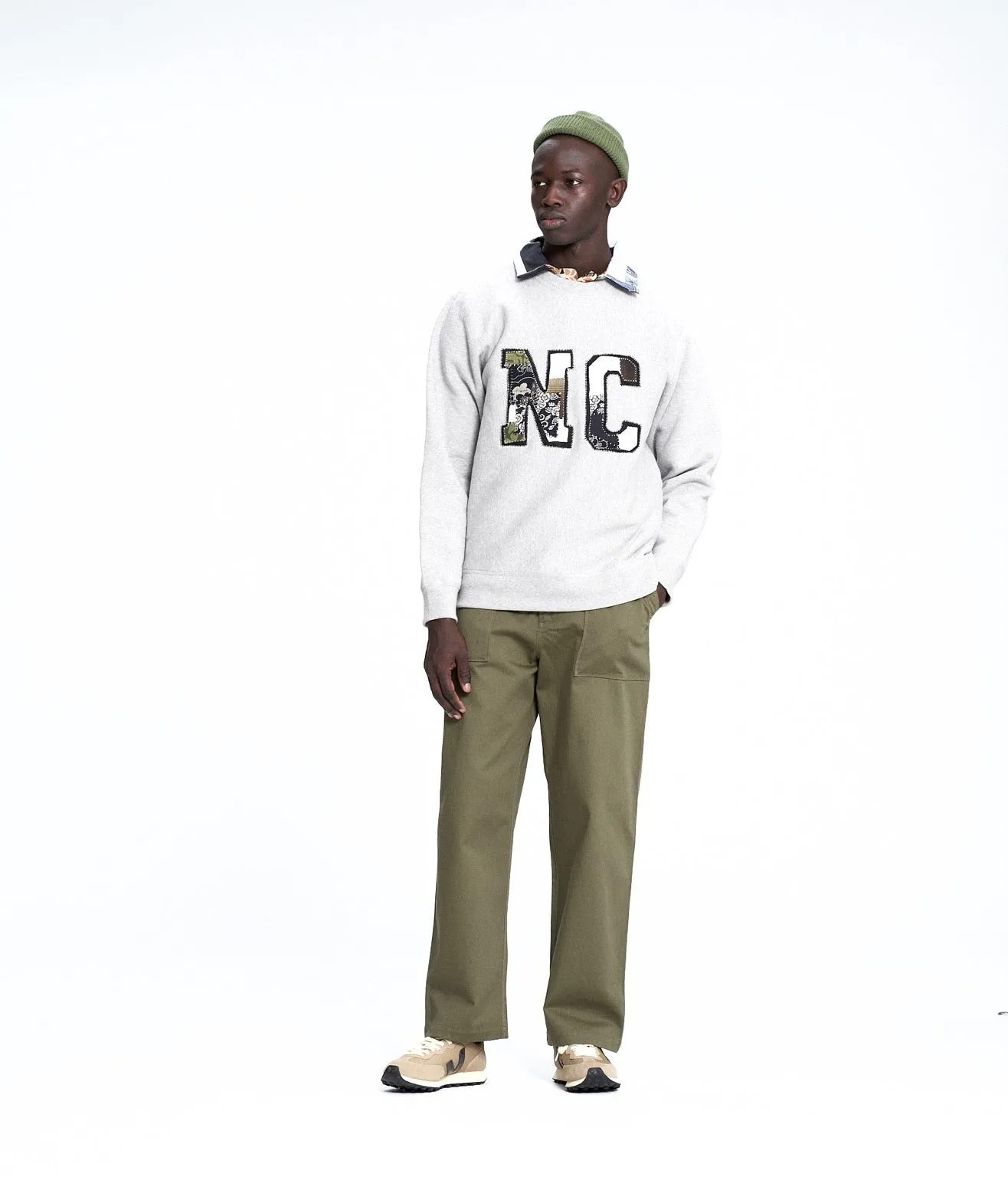DIY College Crew | Grey Melange