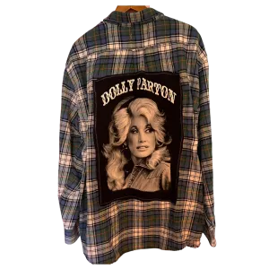 Dolly Parton Vintage Cotton Flannel