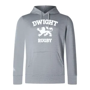 Dwight Rugby White Logo Club Lightweight Hoodie by Canterbury