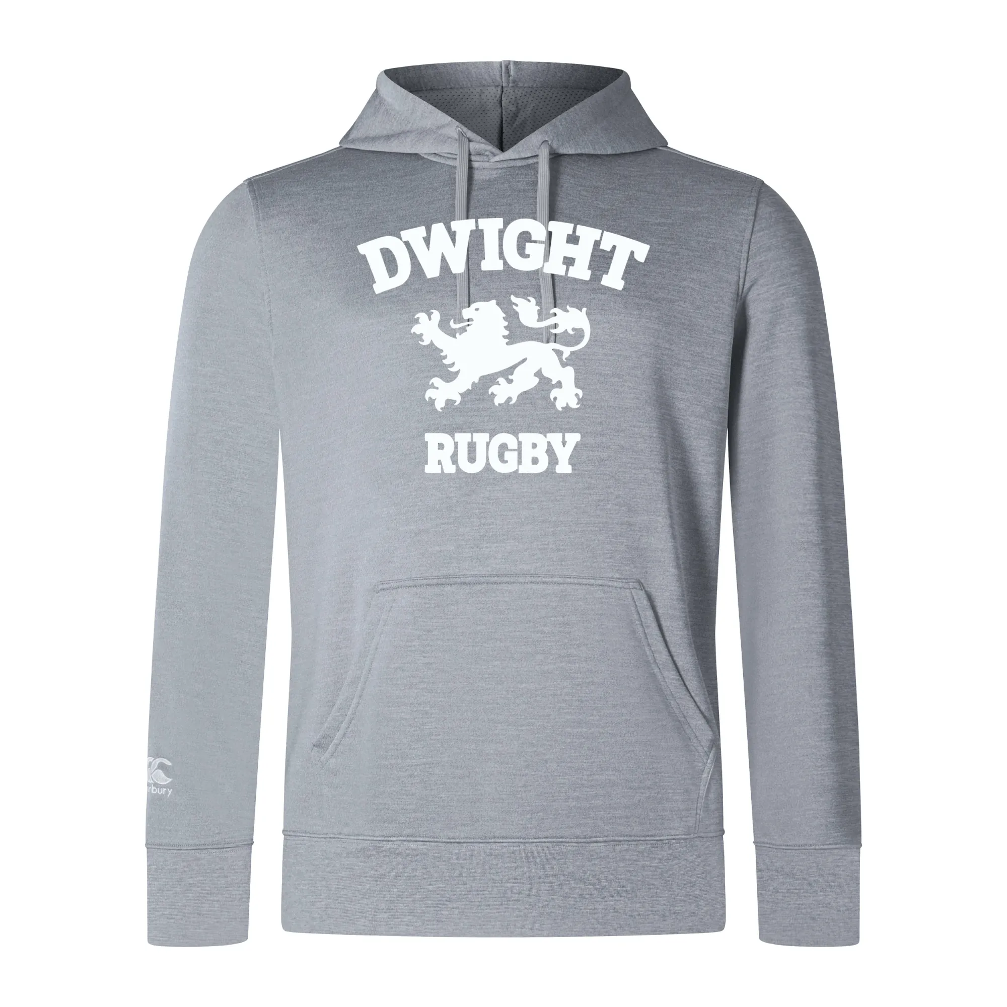 Dwight Rugby White Logo Club Lightweight Hoodie by Canterbury
